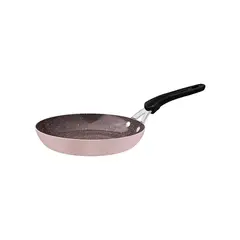 TRAMONTINA - Sarten Tunis en Aluminio con Revestimiento en Ceramica Rosa 20 cm 0.9 L