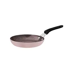 TRAMONTINA - Sarten Tunis en Aluminio con Revestimiento en Ceramica Rosa 24 cm 1.6 L