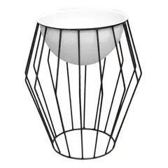 MARRES - Matera Rombos Media Luna Pequeño 41x50 cm Negro Ferrum