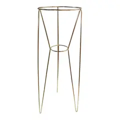 JUST HOME COLLECTION - Base Matera Porta Plato Grande Hierro 30x70 cm Oro Ferrum