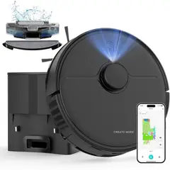 undefined - Robot Aspirador Inteligente Eitton A6Pro con Navegación LiDAR y Autovaciado