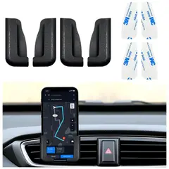 DICKNO - Soportes Adhesivos para Teléfono con Ancho Ajustable para Tablero de Automóvil