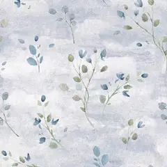 undefined - Papel Decorativo Autoadhesivo con Hojas de Eucalipto Azul para Espacios Naturales