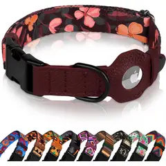 undefined - Collar Para Perro Con Soporte Airtag Diseño Elegante Y Ajuste Seguro