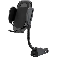 SCOSCHE - Soporte Para Teléfono De Automóvil Con Cargador USB Y Cuello Flexible