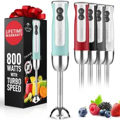undefined - Licuadora de Inmersión Zulay de Alta Potencia con Control Turbo y Diseño Ergonómico