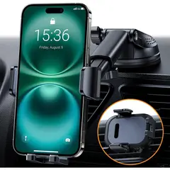 undefined - Soporte para Teléfono de Automóvil con Brazo Telescópico y Ventosa Giratoria