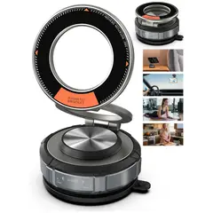 undefined - Soporte Magnético para Teléfono con Ventosa de Vacío y Brazo Metálico Ajustable