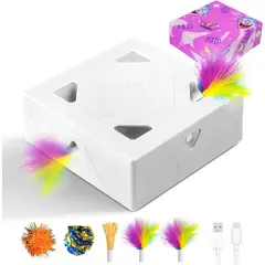 undefined - Juguete Interactivo Para Gatos Migipaws MigiBox Que Estimula El Juego Y Reduce El Aburrimiento