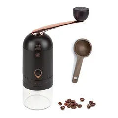 PEUGEOT - Molinillo De Café Con Ajustes De Molienda Y Recipiente De Vidrio