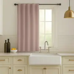 JUST HOME COLLECTION - Cortina Blackout 150x165 cm Media Ventana Palo de Rosa