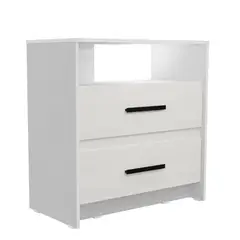 JUST HOME COLLECTION - Cómoda Natura 82.6x80x42.5 cm Niebla Blanco
