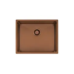 TRAMONTINA - Cubeta Quadrum En Acero Inoxidable Rose 50x40 cm