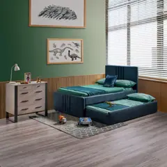 MUEBLES FIOTTI - Cama Nido Semidoble con Nido Semidoble 120X210X120 cm