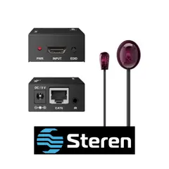 STEREN - Extensor HDMI Full HD y de Control Remoto por Cable UTP de 60 m / 208-187