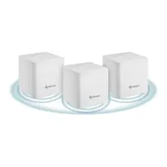 STEREN - Sistema Smart Wi-Fi 6 Mesh Triple Ax1500 2.4 Ghz y 5 Ghz hasta 30 m de Alcance por Módulo X3 / Mesh-300+