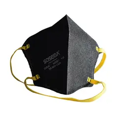 SOSEGA - Mascarilla Plegable N95 Negra S/v X40 Unidades