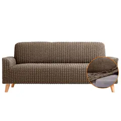 ENERGY PLUS - Protector Sofá 3 Puestos Tela Elástica Lavable Antimanchas