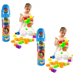 ENERGY PLUS - Set X2 Armatodo Bloques Space 48 Pzas C/uno Juego Didáctico