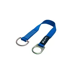 EPI - Anclaje Portátil de 2 Argollas Con Argolla D Metálica Grande a Un Extremo y Argolla D Metálica Pequeña En El Otro Extremo. Longitud 90cm.