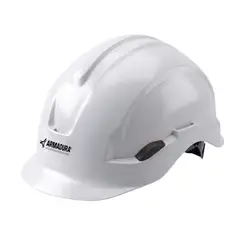GENERICO - Casco De Seguridad Dieléctrico Tipo 2 Skypro Blanco Tafilete Rachet 4 Apoyos
