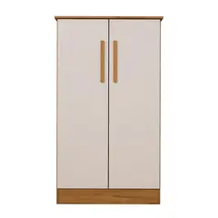 MULTIMUEBLES - Zapatera Alaska 63x109,8x35,8 cm Nogal Blanco