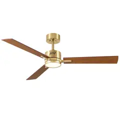 WESTINGHOUSE - Ventilador de Techo Decorativo con Luz Led Bootes 4550 CFM 3 Aspas Maple