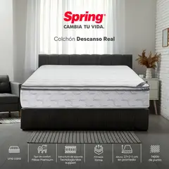 SPRING - Colchón Descanso Real Sencillo 100x190 cm
