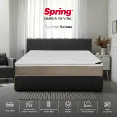 SPRING - Colchón Selene Semidoble 120x190 cm