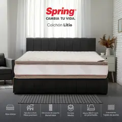 SPRING - Colchón Litio Doble 140x190 cm