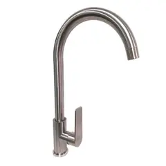 GRIFOS CENTER - Grifería Lavaplatos Agua Fria Plateada Satinada Tucsia Consumo 8.3 l/min