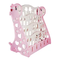 undefined - Librería Estantería Plástica para Niños Libros Librero Rosa