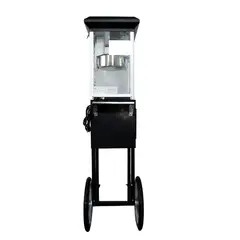 FULLER - Crispetera Comercial 8 Oz Mini Con Carro Negra