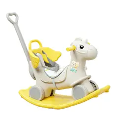 undefined - Caballo Balancín 3 En 1 Amarillo