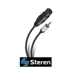 STEREN - Cable Plug 3.5 mm (aux) a Cannon (xlr) / 299-905