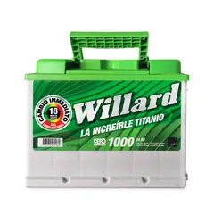 WILLARD - Batería Caja 24bd 1000 Ca 800 Increíble Titanio