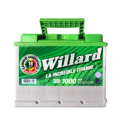 WILLARD - Batería Caja 24bi 1000 Ca 800 Increíble Titanio