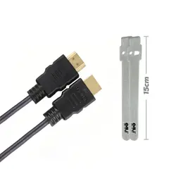 E4U - Cable Hdmi 4k. 10 m + 2 Correas de Velcro