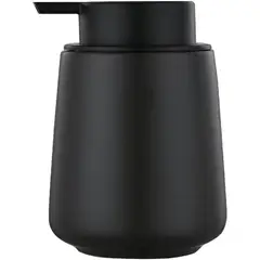 undefined - Dispensador De Jabón De Cerámica Negro Con Bomba Fácil De Presionar Para Baño