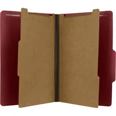 undefined - Carpeta Legal Rojo Rubí con Expansión y Clasificación Profesional