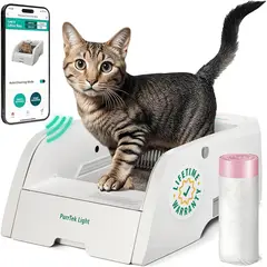 undefined - Arenero Automático Para Gatos Petcove Purrtek Light Con App y Control de Olores