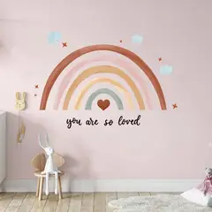 undefined - Papel Tapiz Arcoíris Autoadhesivo Para Habitaciones Infantiles