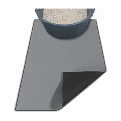 GENERIC - Tapete Impermeable Para Caja De Arena De Gatos Con Diseño Reversible Y Fácil Limpieza