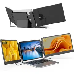 undefined - Monitor Portátil Triple FHD para Laptop con Rotación Ajustable