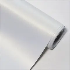 undefined - Papel Tapiz Autoadhesivo Blanco Perla Moderno