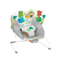 BRIGHT STARTS - Silla Mecedora para Bebé con Vibración Suave y Juguetes Giratorios