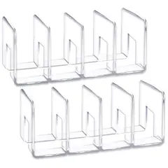 undefined - Organizador de Escritorio de Madera Espresso con Clasificador de Documentos