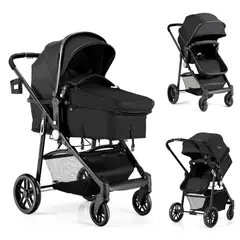 undefined - Coche Convertible Reversible con Funda para Pies y Almacenamiento Amplio