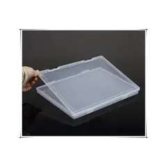 undefined - Caja Transparente para Documentos A4 Portátil y Resistente para Oficina