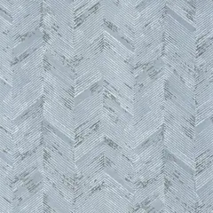 undefined - Papel Tapiz Autoadhesivo Chevron Azul Boho Geométrico
